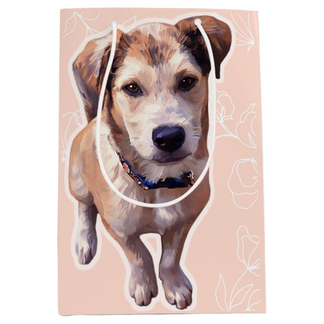 Husky Puppy Gift Bag (Front)