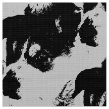 Husky puppy head pattern black