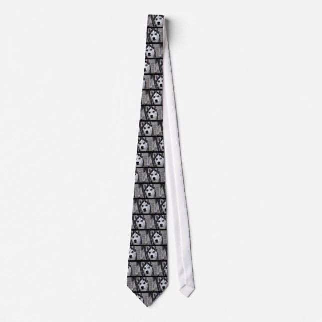 Husky Puppy Necktie (Front)