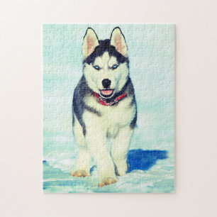Husky Puppy Puzzle