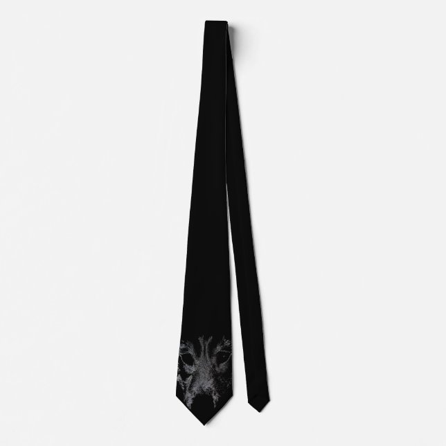 Husky Puppy Ties Sled Dog Neckties Wolf Pup Tie (Front)