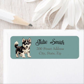 Husky Return Address Label