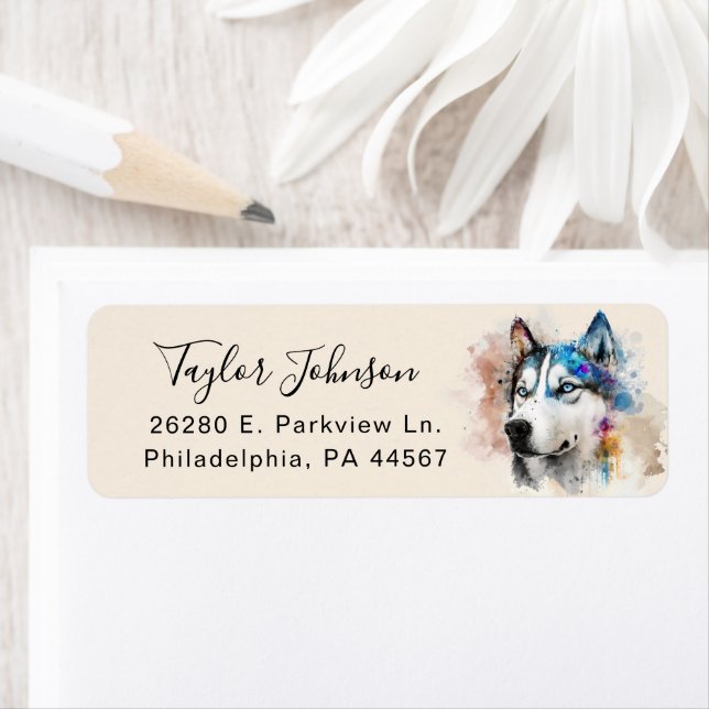 Husky Return Address Label (Insitu)