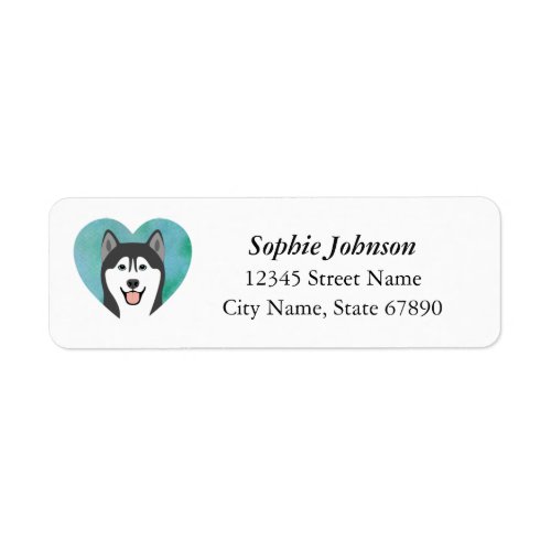 Husky Return Address Labels