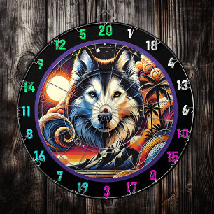 Husky Ridge Mountain Vibe Decor Dart Board