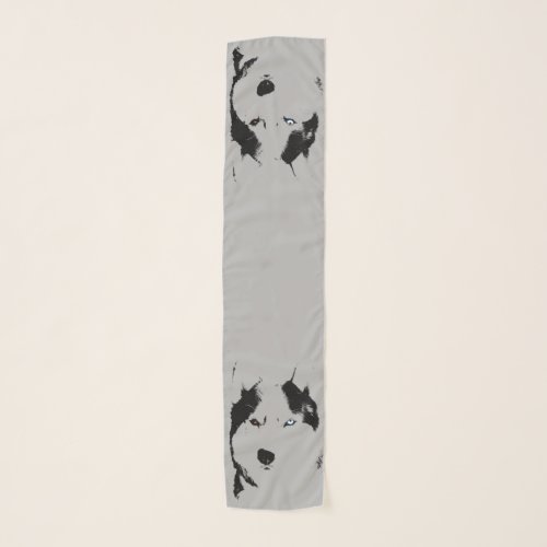 Husky Scarf Siberian Malamute Sled Dog Scarves