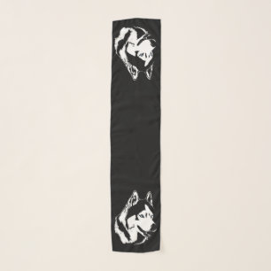 Husky Scarf Siberian Malamute Sled Dog Scarves
