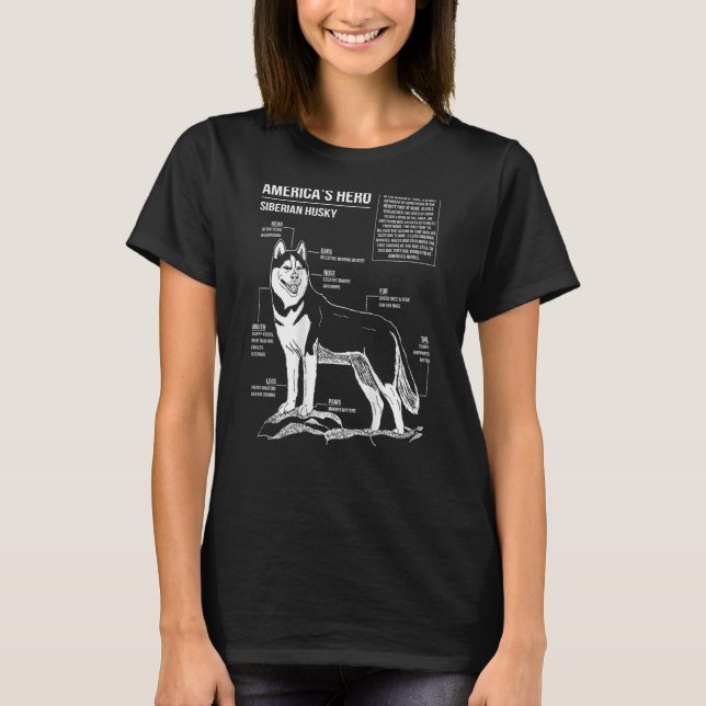 husky schematic T-Shirt (Front)