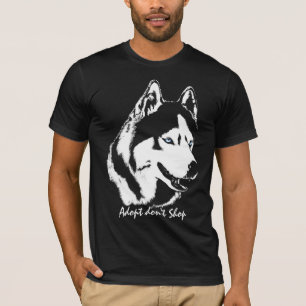 Husky Shirts Adopt Don't Shop Rescue Dog Shirt