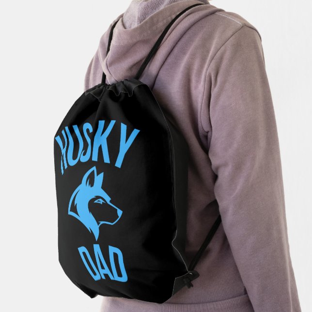 Husky, Siberian Husky Dog, Birthday Party         Drawstring Bag (Insitu)