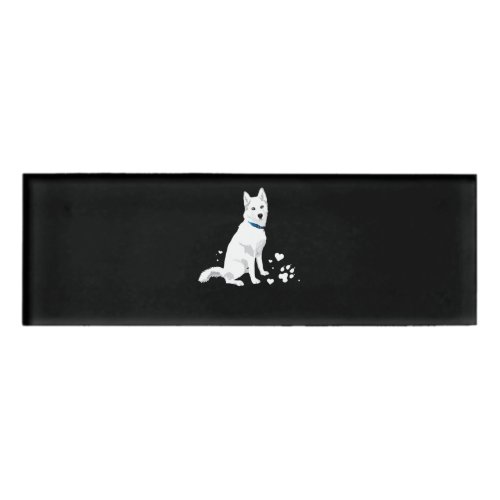 Husky Siberian Husky Sweet White Snow Dog Name Tag