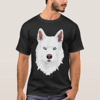 Husky - Siberian Husky T-Shirt - White Snow Dog