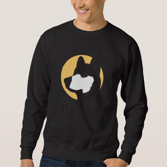 Husky Siberian Style Sweatshirt (Front)