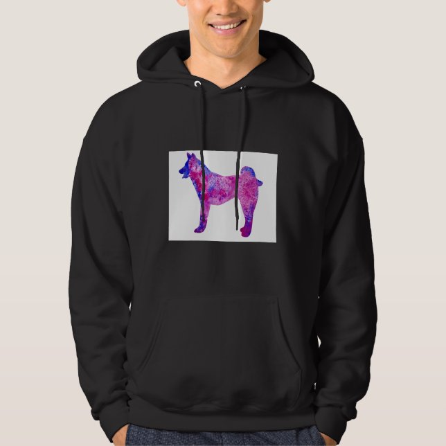 Husky Silhouette Hoodie (Front)