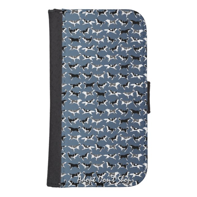 Husky Smartphone Wallet Husky Mobile Case Custom (Front)
