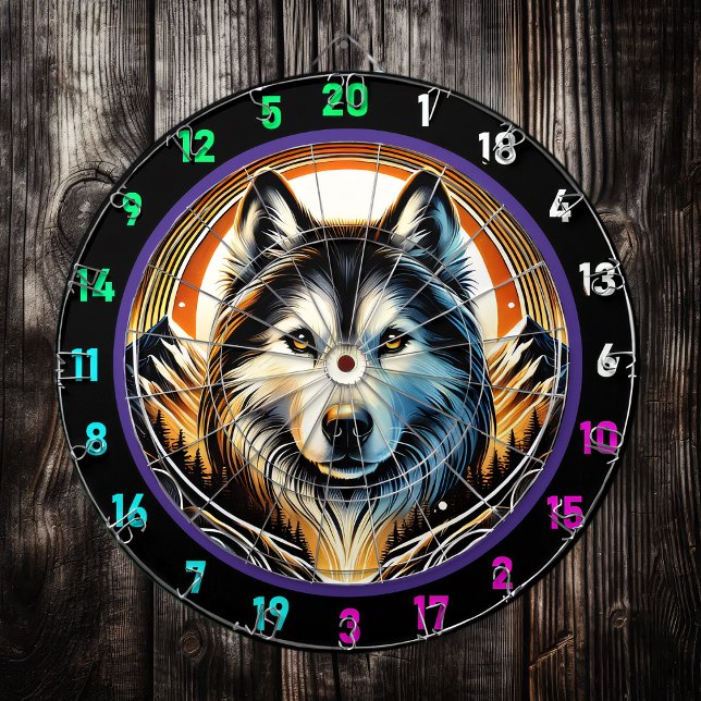 Husky Spirit Mountain Room Centerpiece Dart Board (Creator Uploaded)