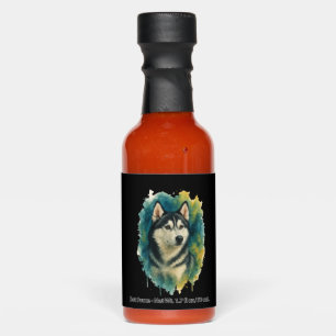 Husky Spirit Watercolor Majesty Hot Sauces