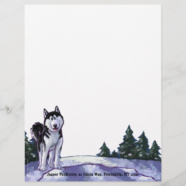 Husky Stationery (Front)