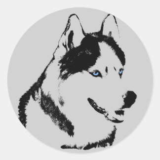Husky Stickers Siberian Husky Malamute Stickers