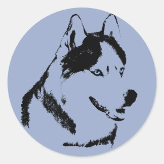 Husky Stickers Siberian Husky Malamute Stickers