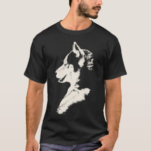 Husky T-Shirt Husky / Wolf Art Tee Dog Shirts