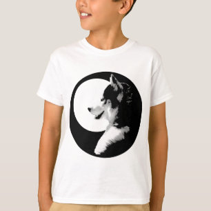 Husky T-Shirt Kids Sled Dog Kids Husky Tee Shirts