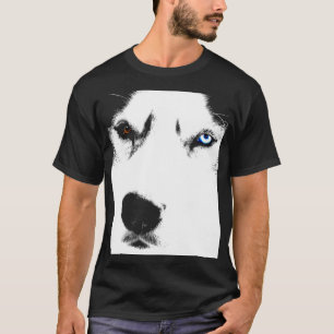 Husky T-shirt Wolf Husky Art Sled Dog Husky Shirts