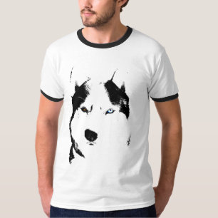 Husky T-shirt Wolf Husky Kid Sled Dog Husky Shirts