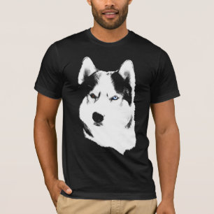 Husky T-shirt Wolf Husky Sled Dog Husky Shirts