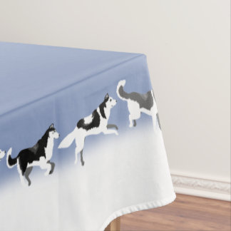 Husky Tablecloth Husky Malamute Art Tablecloth
