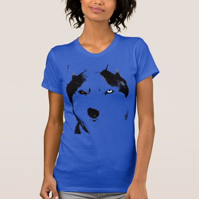 Husky Tank Top Women's Sled Dog Husky Shirts Gifts (Front)