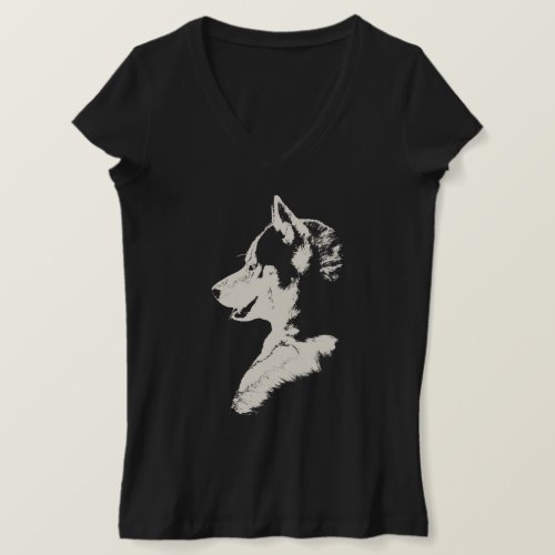 Husky Tank Top Womens Sled Dog Husky Shirts Gifts