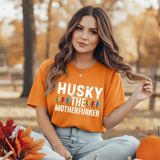 Husky The Motherfurker, Funny Husky Design T-shirt (Creator Uploaded)