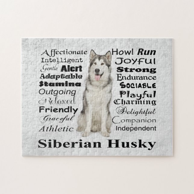Husky Traits Puzzle (Horizontal)
