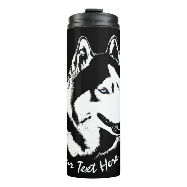 Husky Tumbler Mug Custom Husky Drinkware & Gifts (Front)