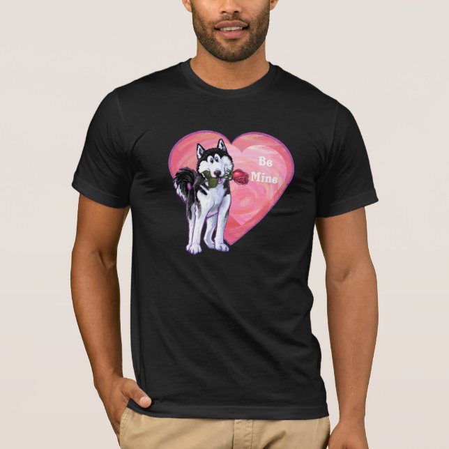 Husky Valentine's Day T-Shirt (Front)