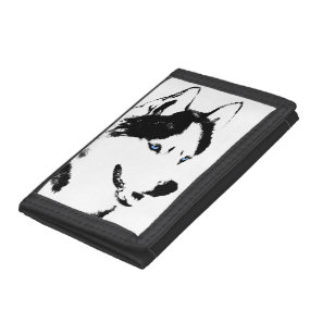 Husky Wallet Siberian Husky Malamute Wallet