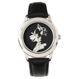 Husky Watch Siberian Husky Malamute Wrist Watch