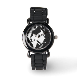 Husky Watch Siberian Husky Malamute Wrist Watch