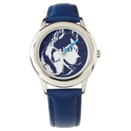 Husky Watch Siberian Husky Malamute Wrist Watch