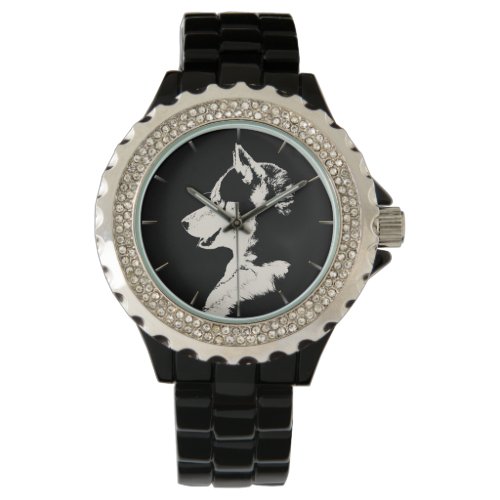 Husky Watch Siberian Husky Malamute Wrist Watch