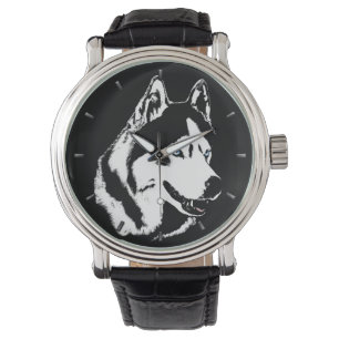 Husky Watch Siberian Husky Malamute Wrist Watch
