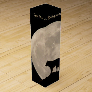 Husky Wine Box Custom Sled Dog Husky Box