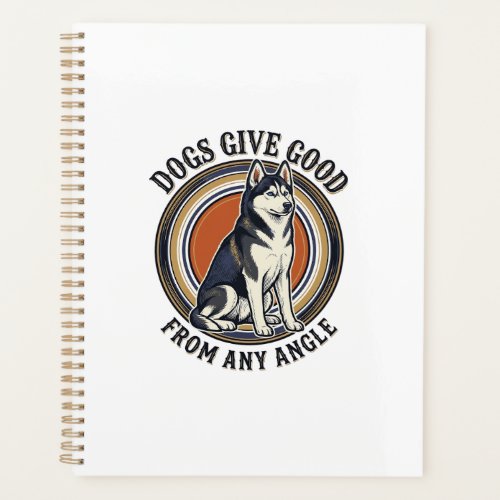Husky Wordplay Tee Vintage Engraving Dog Quote Des Planner