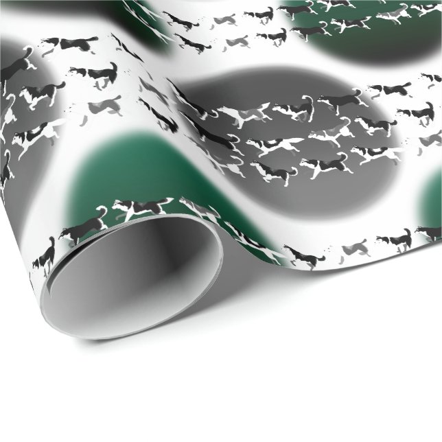 Husky Wrapping Paper Christmas Husky Gift Paper (Roll Corner)