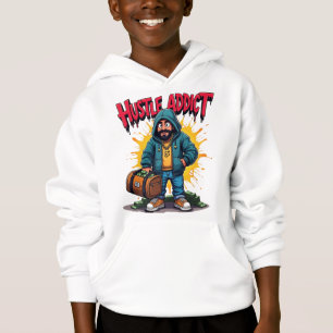 Hustle Addict Money Bag Streetwear T-Shirt Hoodie