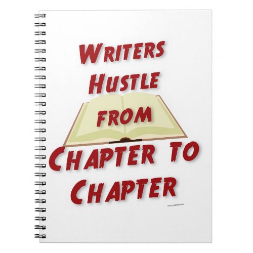  Hustle By Chapter Motivation For Authors Notebook