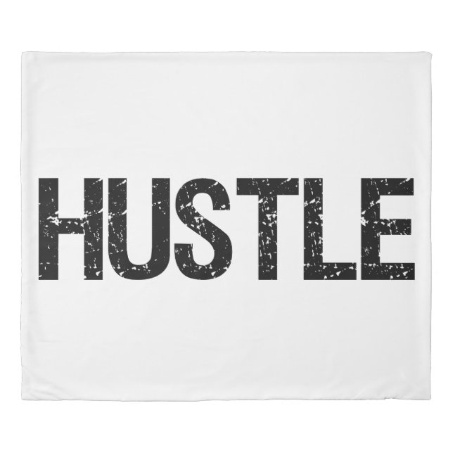Hustle Duvet Cover (Front)