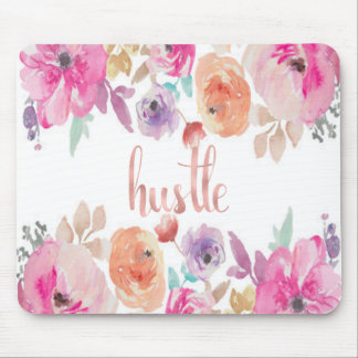 Hustle Floral Mouse Pad
