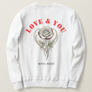 Hustle For The Life You Want - Royal Lion Crown Sweatshirt